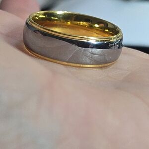 Elegant Gold and Silver Men's Ring